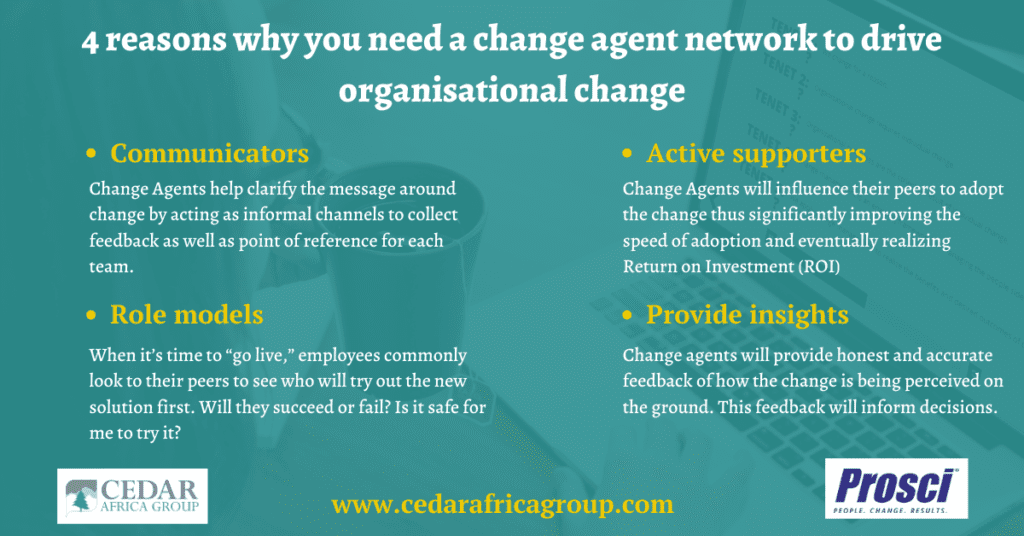 This is why you need a change agent network 