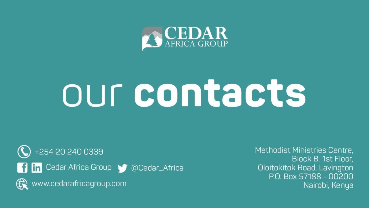 About Us Cedar Africa Group