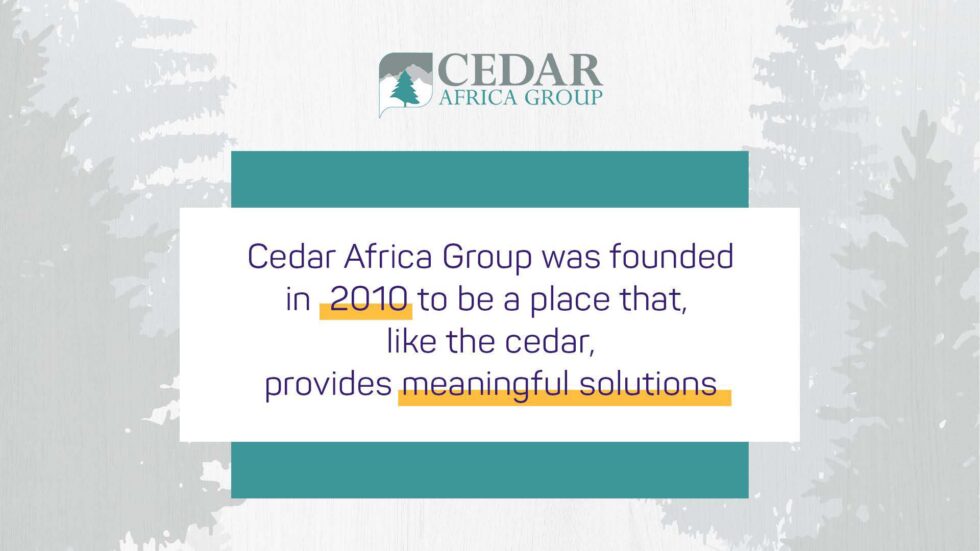 About Us Cedar Africa Group