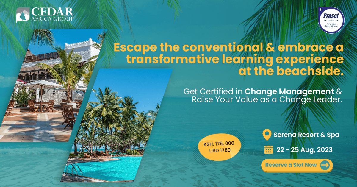 Training Calendar Cedar Africa Group