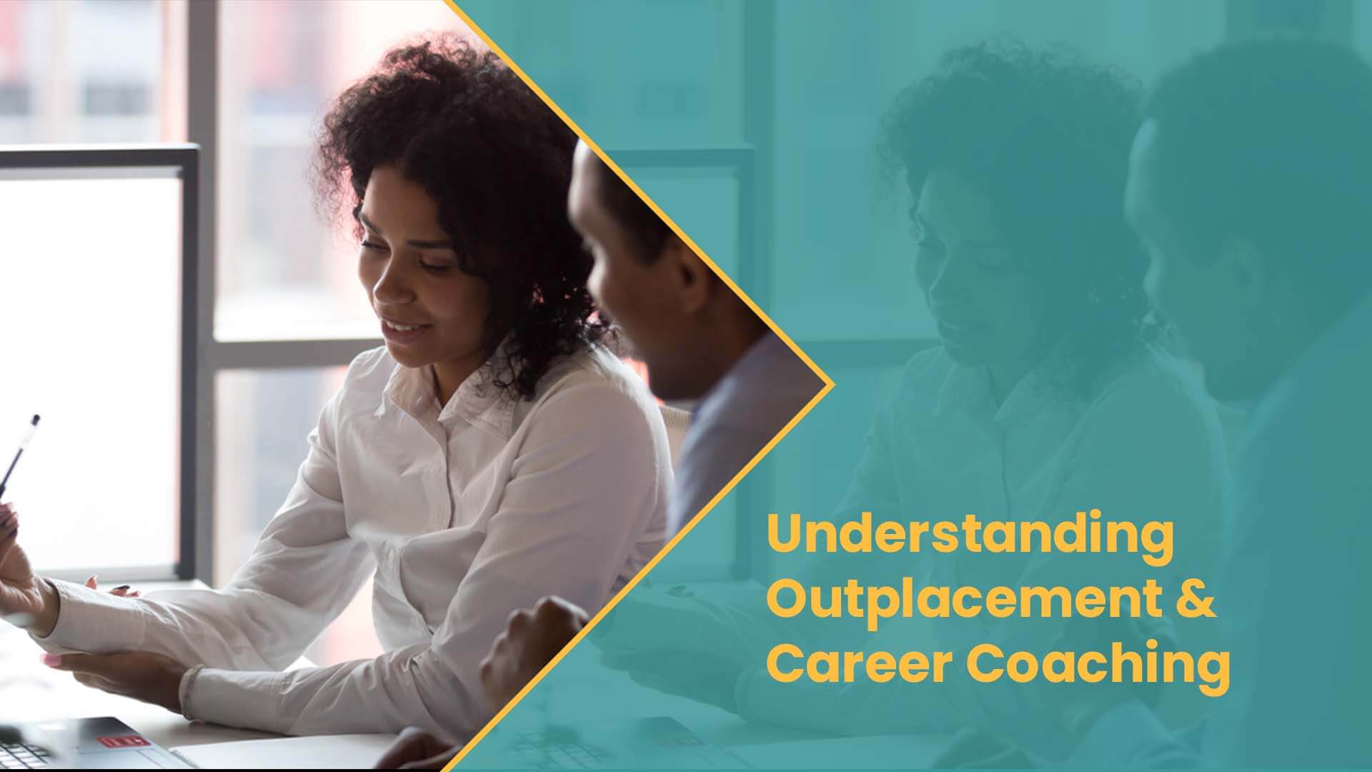 two people discussing in an attempt to understand outplacement and career coaching